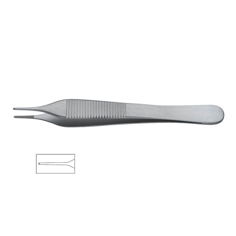GDC Tissue Forceps Adson Serrated 12cm - TP41