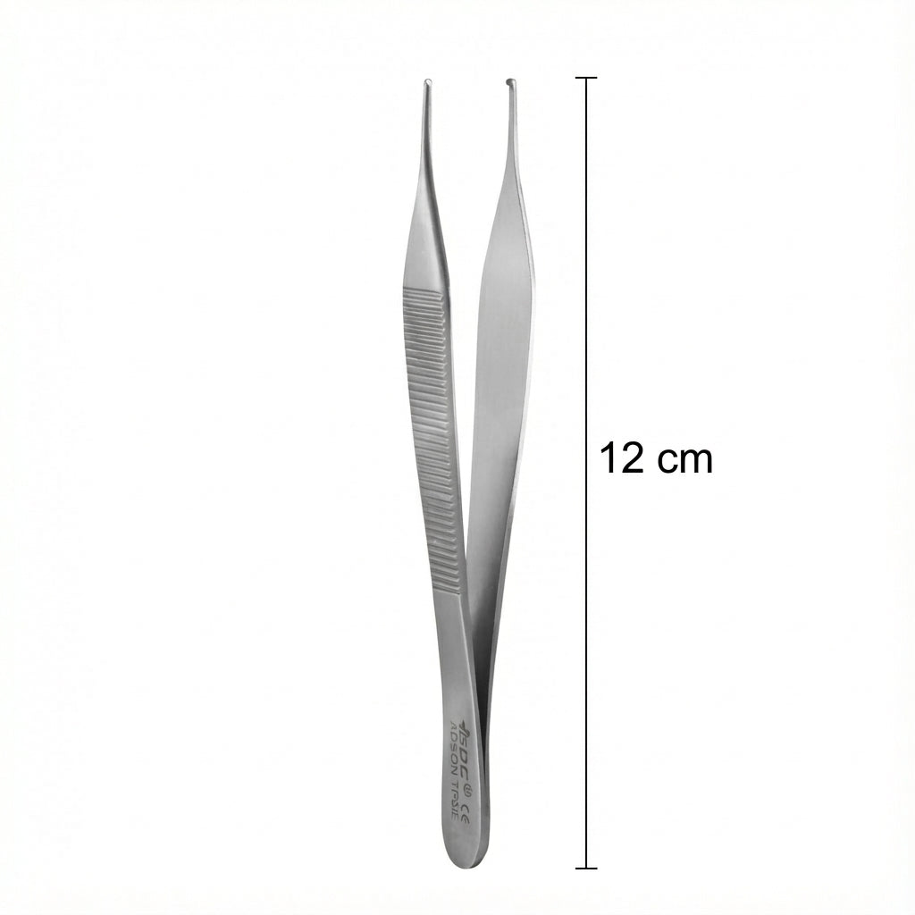 GDC Tissue Forceps Adson Toothed 1x2 - 12cm - TP42