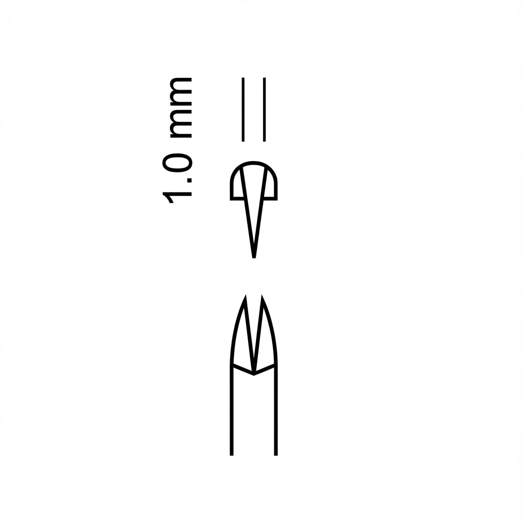 GDC Tissue Forceps Adson Toothed 1x2 - 12cm - TP42