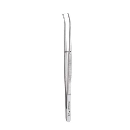 GDC Tissue Forceps Semken - Curved - 1x2 - 12.5cm - TP34
