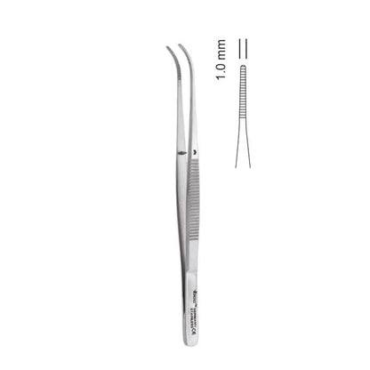 GDC Tissue Forceps Semken - Curved 12.5cm - TP32