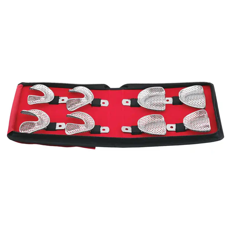 GDC Impression Trays Edentulous Perforated S/8 Instruments Kit - ITRLEDPP8