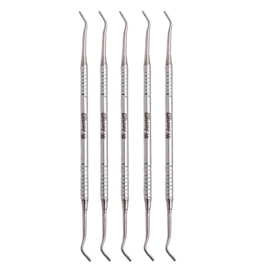 JENIN Dental Round Amalgam Condenser PACK OF 5