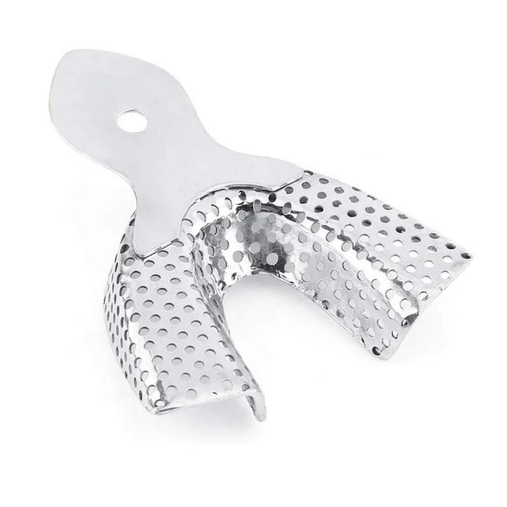 JENIN Plus Dentulous Lower L2 Perforated Rim Lock Impression Trays