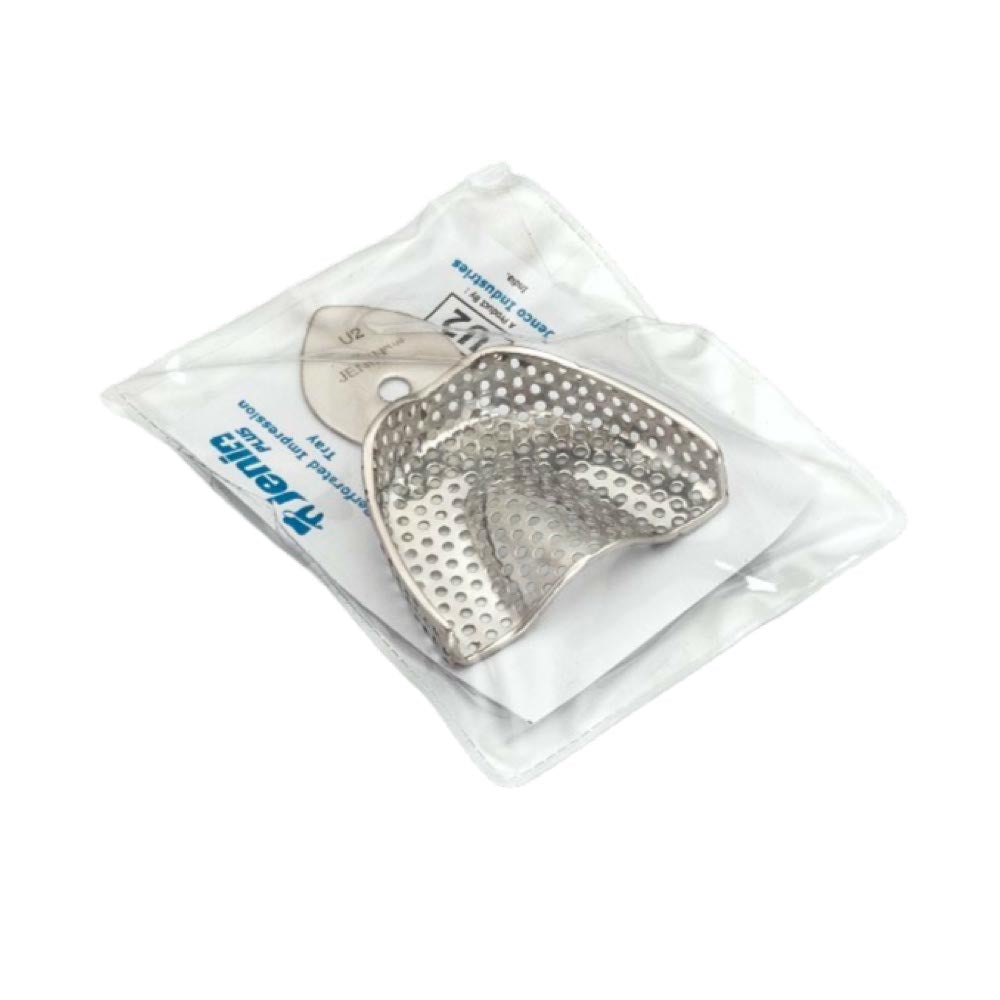 JENIN Plus Dentulous Upper U2 Perforated Rim Lock Impression Trays