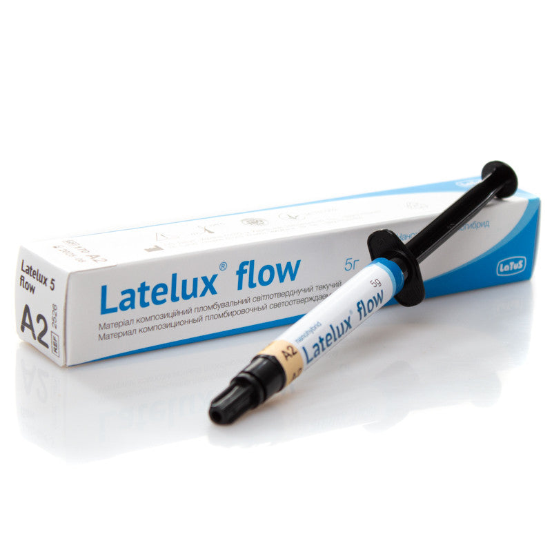 LATUS Latelux Flow 2G Syringe Paste | Nanohybrid Flowable Light Cure Restorative Composite