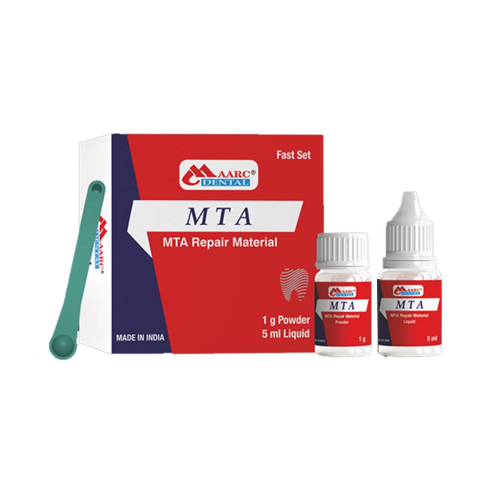 MAARC MTA Repair Material | MTA 1G Powder & 5ML Liquid for Vital Pulp Therapy and Endodontics Procedures