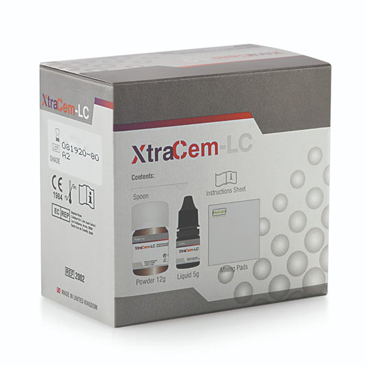 MEDICEPT Xtracem - LC - A2 Shade Light Cure Glass Ionomer Cement