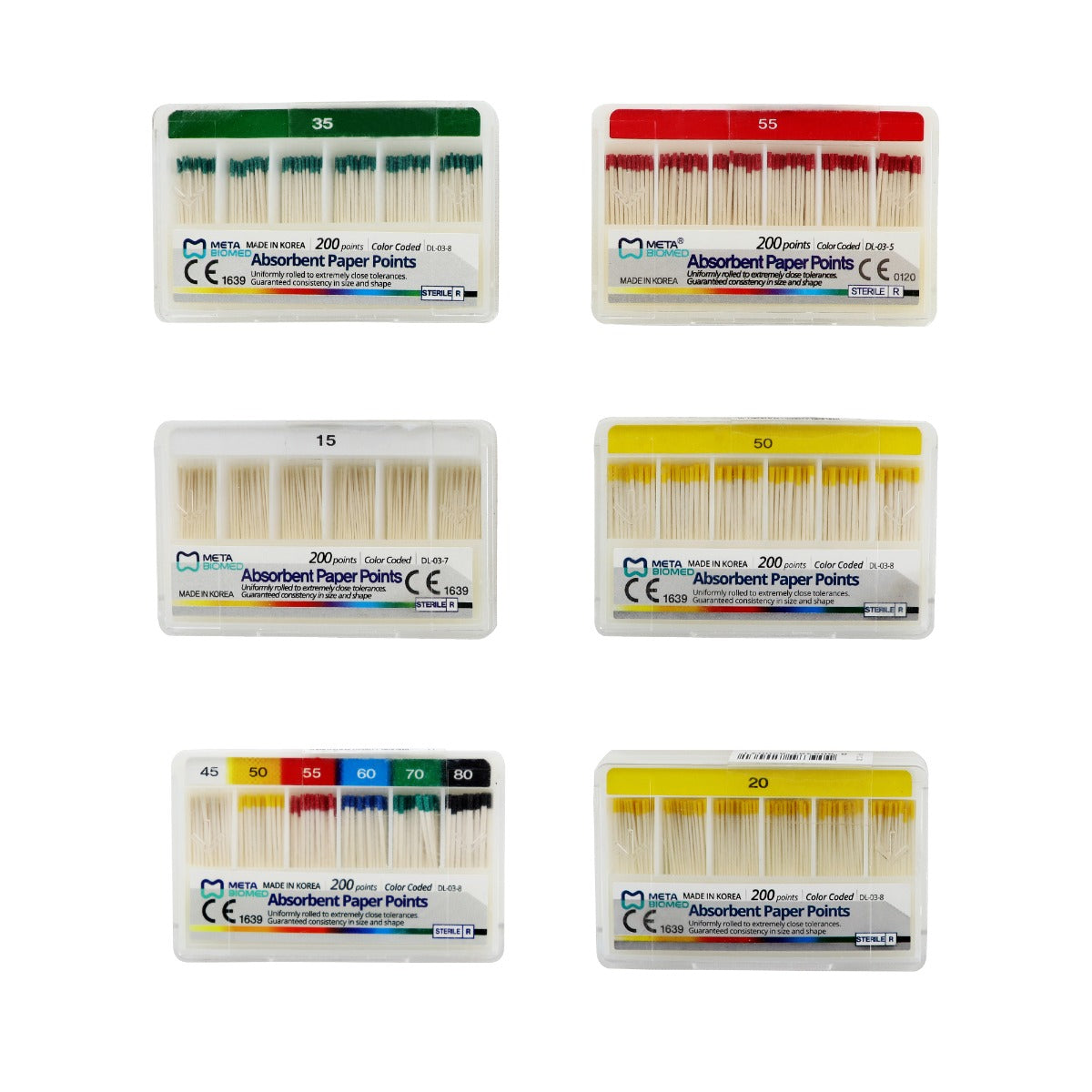 META 2% Absorbent Paper Points