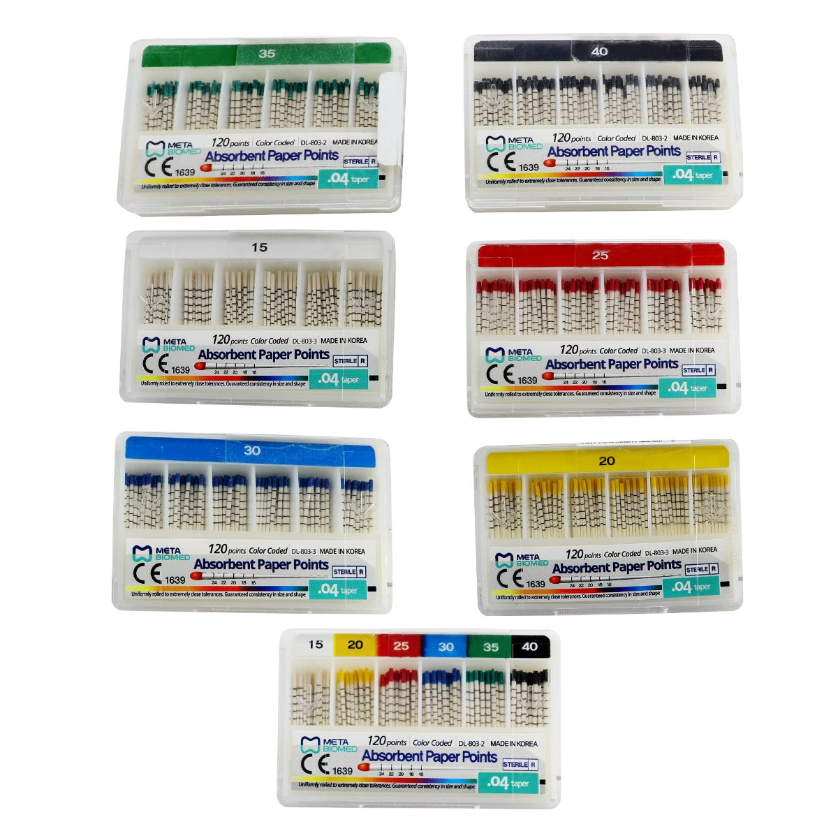 META 4% Absorbent Paper Points