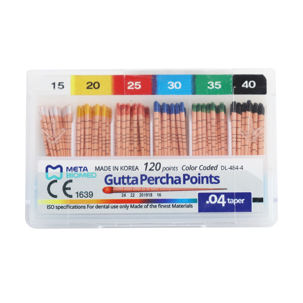 META 4% Gutta Percha Points