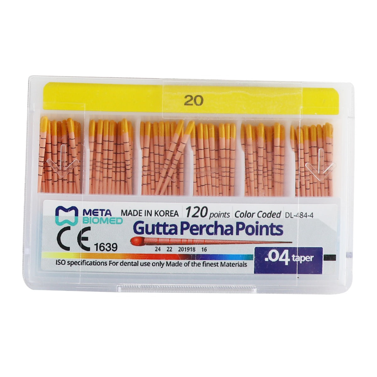 META 4% Gutta Percha Points