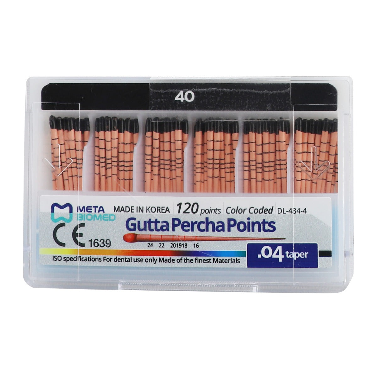 META 4% Gutta Percha Points