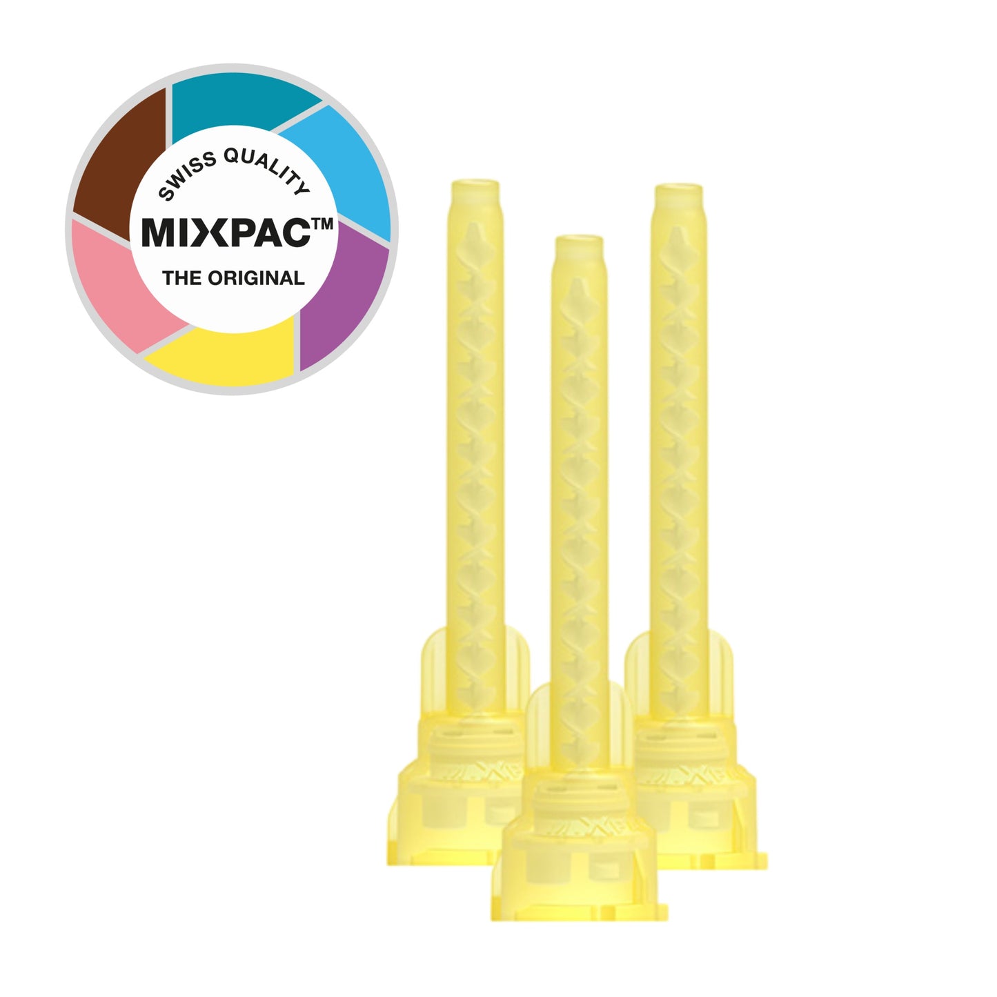 MIXPAC Light Body Mixing Tips V-Mix | Pack of 50 Disposable Mixing Tips