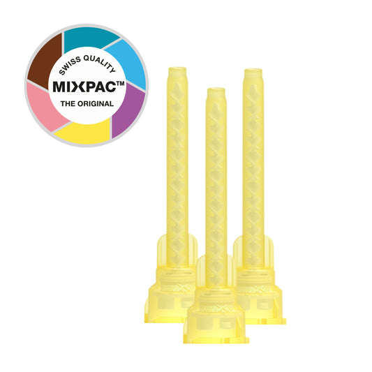 MIXPAC Light Body Mixing Tips V-Mix | Pack of 50 Disposable Mixing Tips
