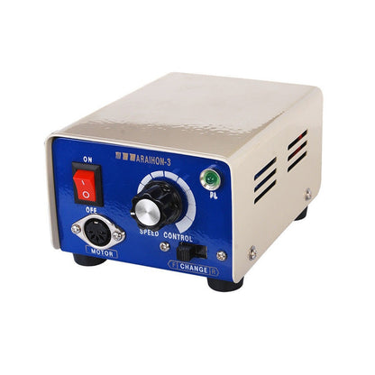 Marathon M3 Micromotor Complete Set | Micromotor Engine, Foot Pedal, Control Box, Handpiece Stand, Pouch