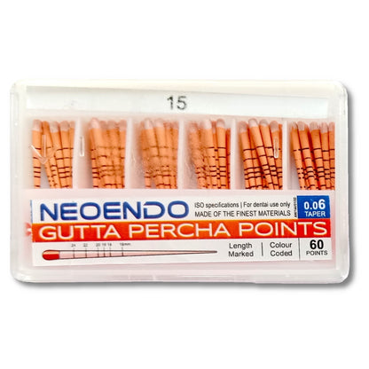 NEOENDO 6% GP Points | Length Marked Gutta Perch Points