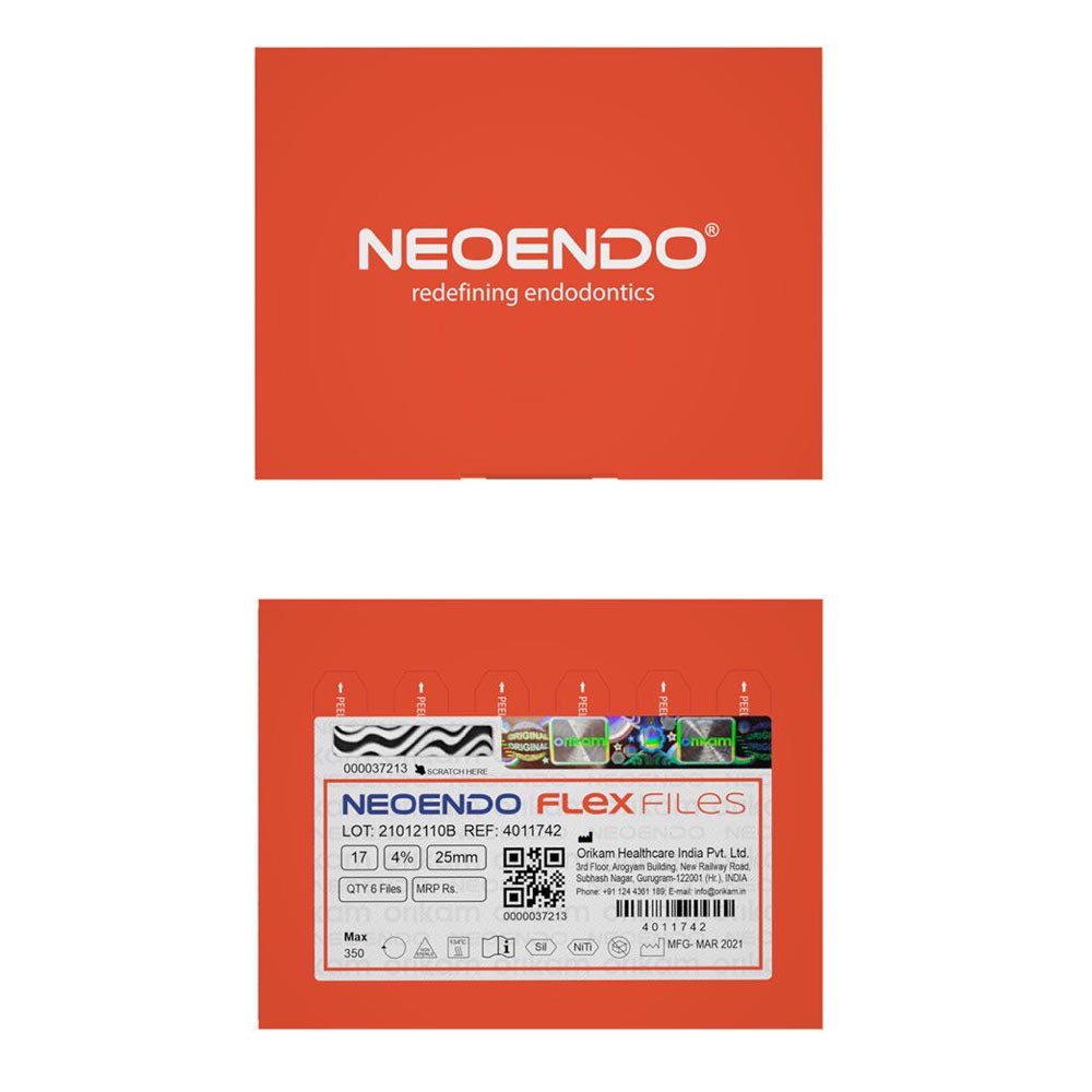 NeoEndo Flex Rotary Files 25MM | Rotary Files