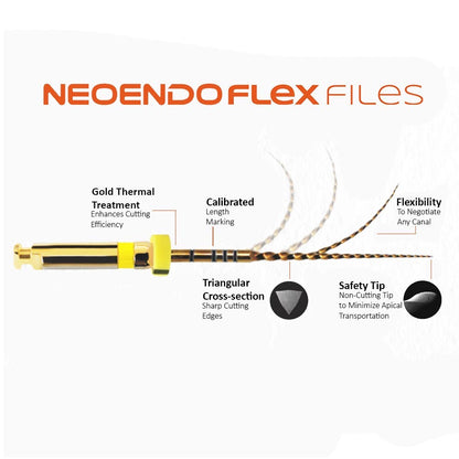 NeoEndo Flex Rotary Files 25MM | Rotary Files