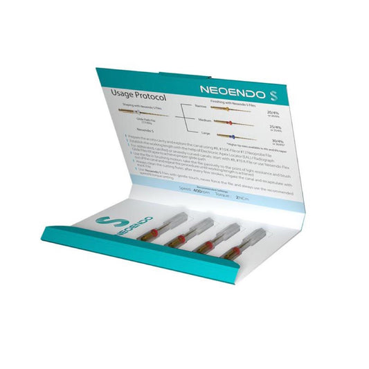 NeoEndo S Rotary 6 Files Pack 21MM | Sharp Cutting Edge | Rotary Files