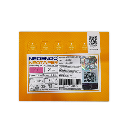 NeoEndo NeoTaper NiTi Rotary Files 25MM