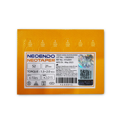 NeoEndo NeoTaper NiTi Rotary Files 25MM