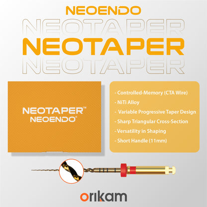 NeoEndo NeoTaper NiTi Rotary Files 25MM