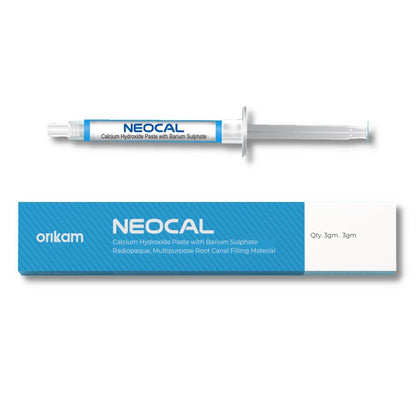 ORIKAM NeoCAL | 2 X 3gm Syringe | Calcium Hydroxide Paste with Barium Sulphate