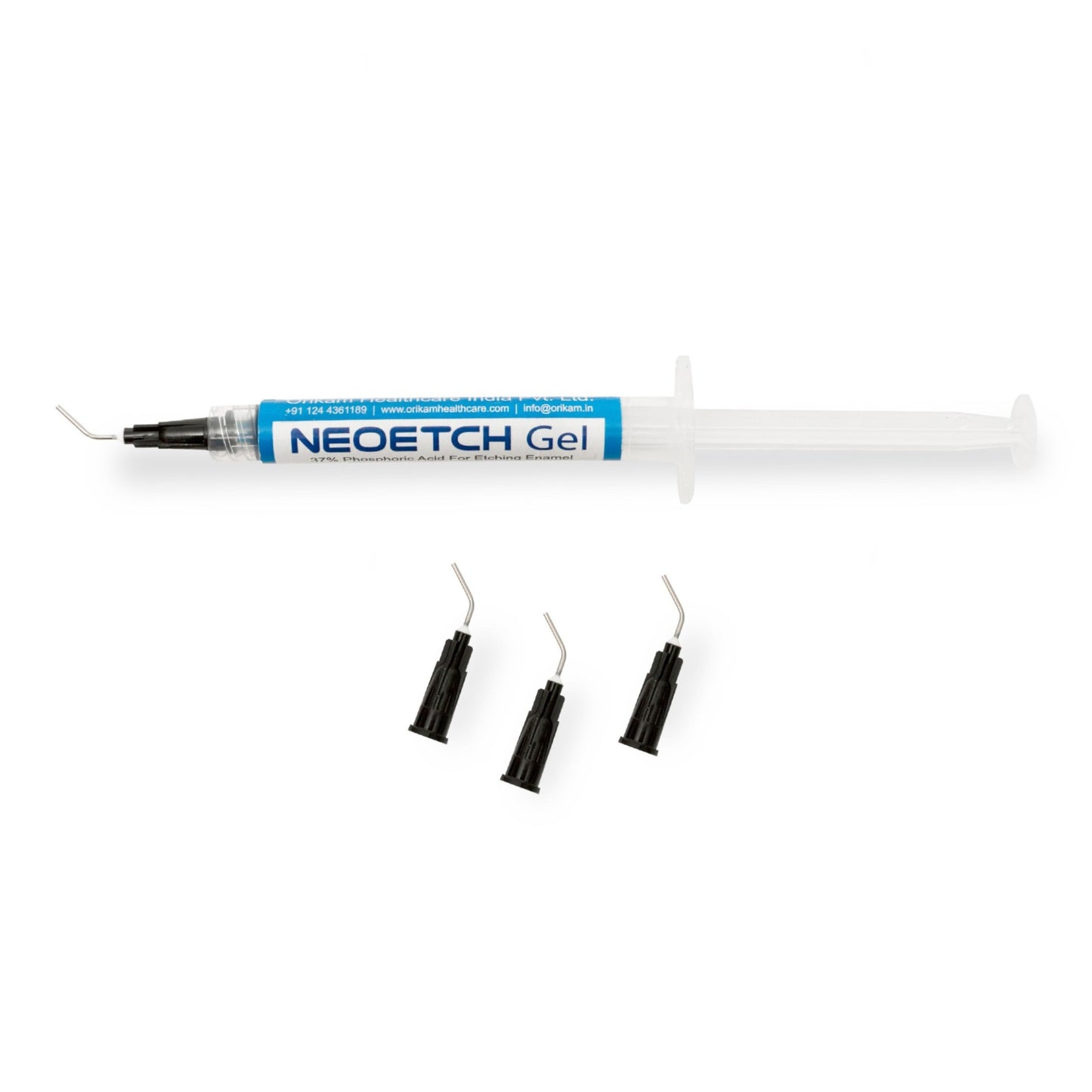 ORIKAM NeoETCH Gel | 2 × 3gm Syringes | 37% Phosphoric Acid Etchant Gel