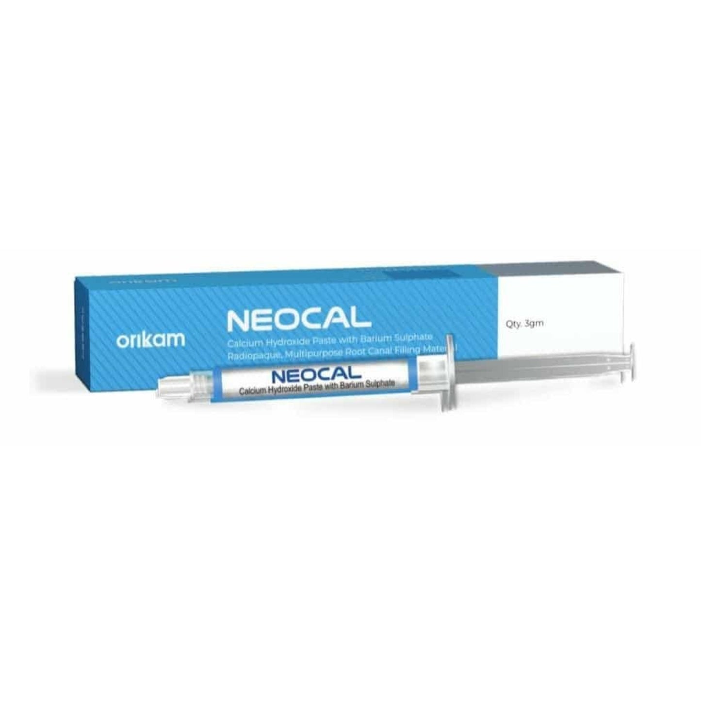ORIKAM NeoCAL | 2 X 3gm Syringe | Calcium Hydroxide Paste with Barium Sulphate