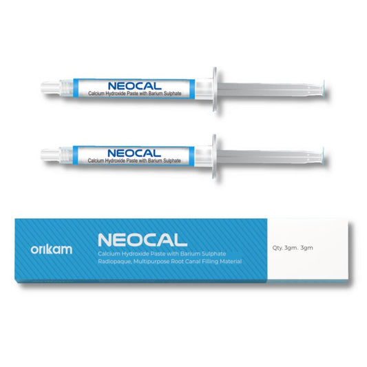 ORIKAM NeoCAL | 2 X 3gm Syringe | Calcium Hydroxide Paste with Barium Sulphate