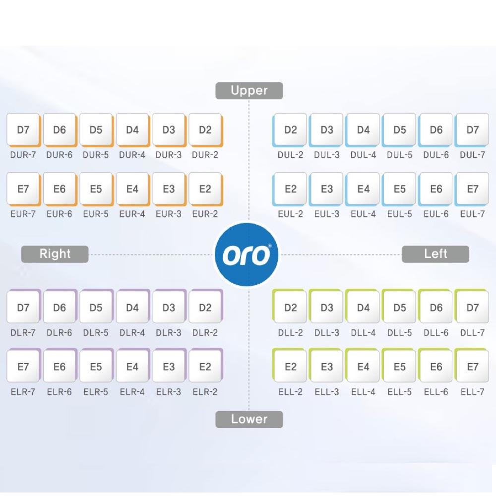 ORO Little Crown Primary LOWER First Molar | Stainless Steel Little Crowns
