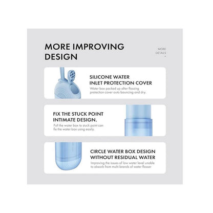PORClean WASH 301 PRO Water Flosser