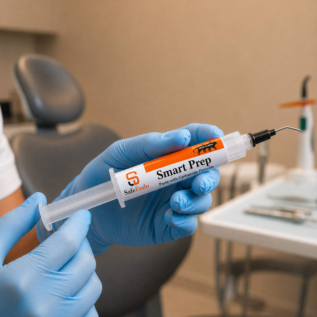 SafeEndo Smart Prep EDTA Gel 5ml | Carbamide Peroxide Gel for Orifice Detection and Canal Enlargement
