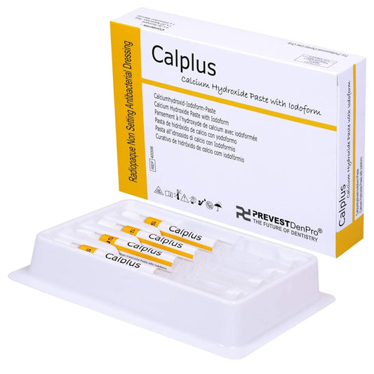 Prevest Calplus 4 X 2G Syringes | Calcium Hydroxide Paste with Iodoform
