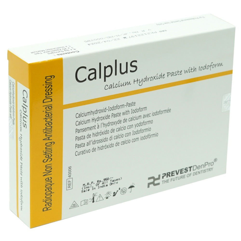 Prevest Calplus 4 X 2G Syringes | Calcium Hydroxide Paste with Iodoform