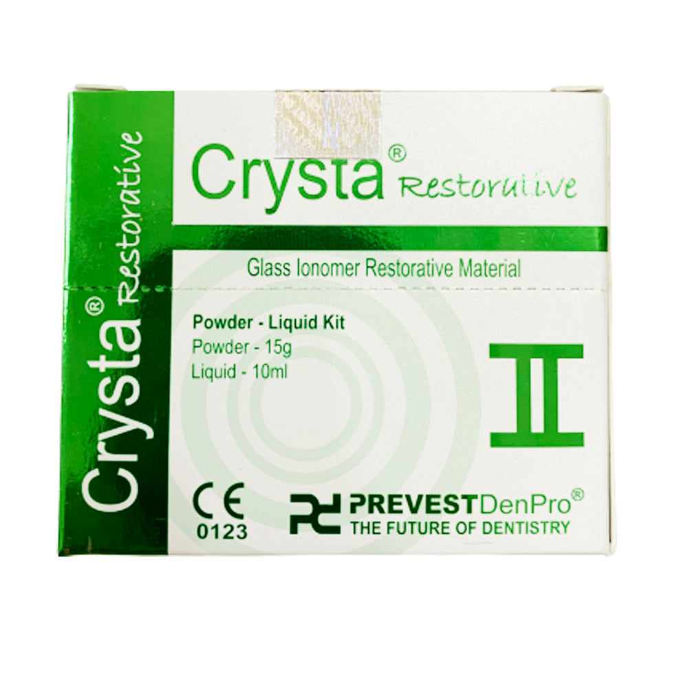 Prevest Crysta II Restorative | Aesthetic Fine Particle Glass Ionomer Restorative Material