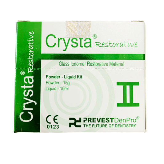 Prevest Crysta II Restorative | Aesthetic Fine Particle Glass Ionomer Restorative Material