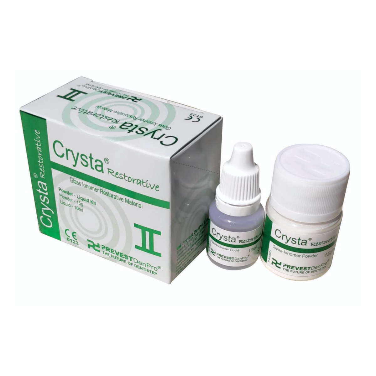 Prevest Crysta II Restorative | Aesthetic Fine Particle Glass Ionomer Restorative Material