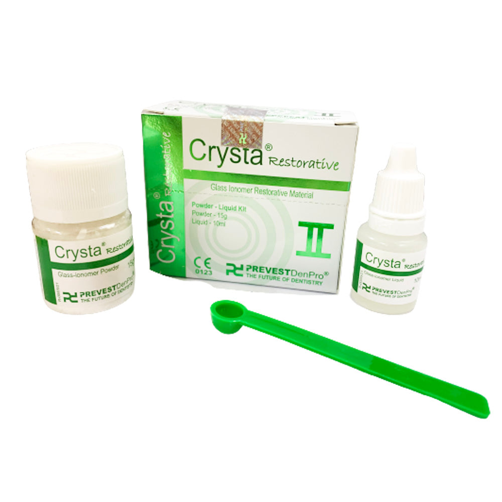 Prevest Crysta II Restorative | Aesthetic Fine Particle Glass Ionomer Restorative Material