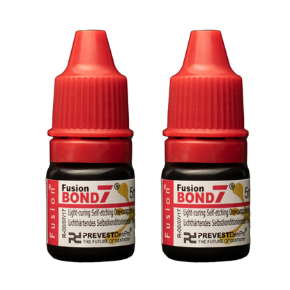 Prevest Denpro Fusion Bond 7 | 2 X 5ml Squeeze Bottle Fusion Self Etch Bond