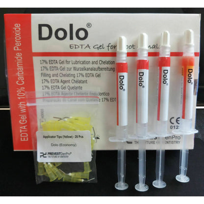 Prevest Dolo Endogel | Economy Pack | 17% EDTA with 10% Carbamide Peroxide