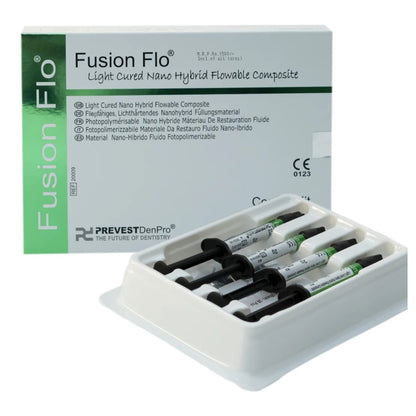 Prevest Fusion Flo Combo Kit | 4 X 2g Syringes Flowable Composite