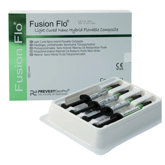 Prevest Fusion Flo Combo Kit | 4 X 2g Syringes Flowable Composite