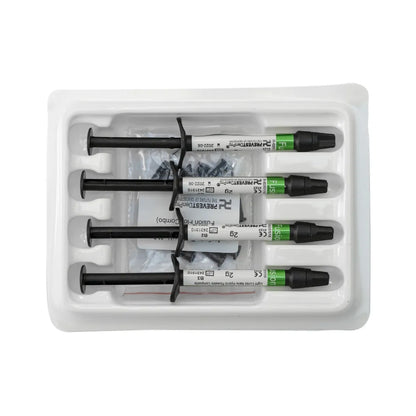 Prevest Fusion Flo Combo Kit | 4 X 2g Syringes Flowable Composite