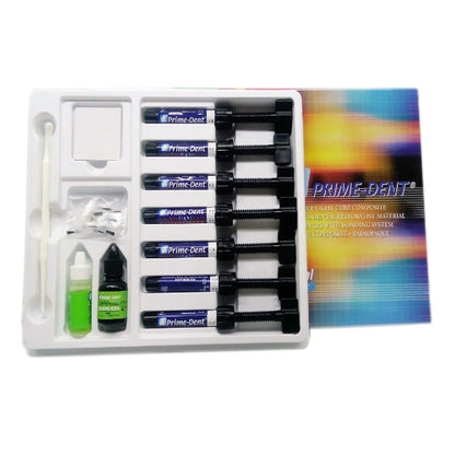Prime Dent 7 Syringes Composite Kit | Resin Hybrid Composite