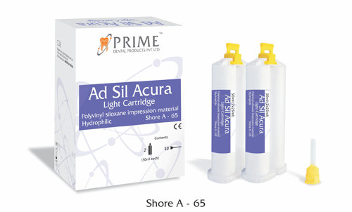 Prime Dental Ad-Sil Acura Soft & Hard Set Putty & Light Body | Silicone Impression Material