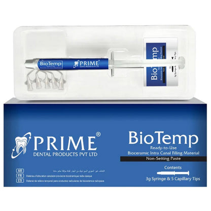 Prime Dental BioTemp | Bioceramic Intra Canal Temporary Filling Material