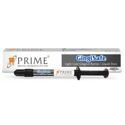 Prime Dental GingiSafe | Pack of 4 Light Cure Gingival Barrier Syringe