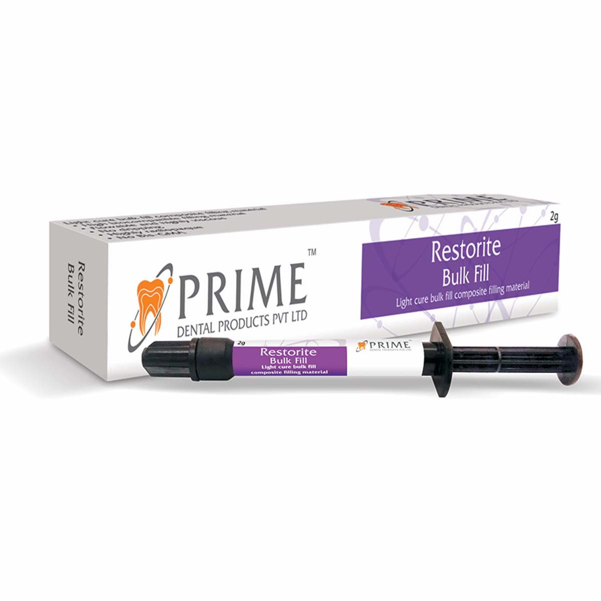 Prime Dental Restorite Bulk Fill | Flowable Light cure Bulk Fill Composite Filling Material